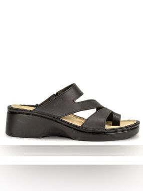 NAOT-Monterey Scandinavian Collection.Dark Brown leather upper sandal.Size 41